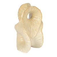 Hello Honey® 10.25" Matte White Blossom Essence Stoneware Sculpture