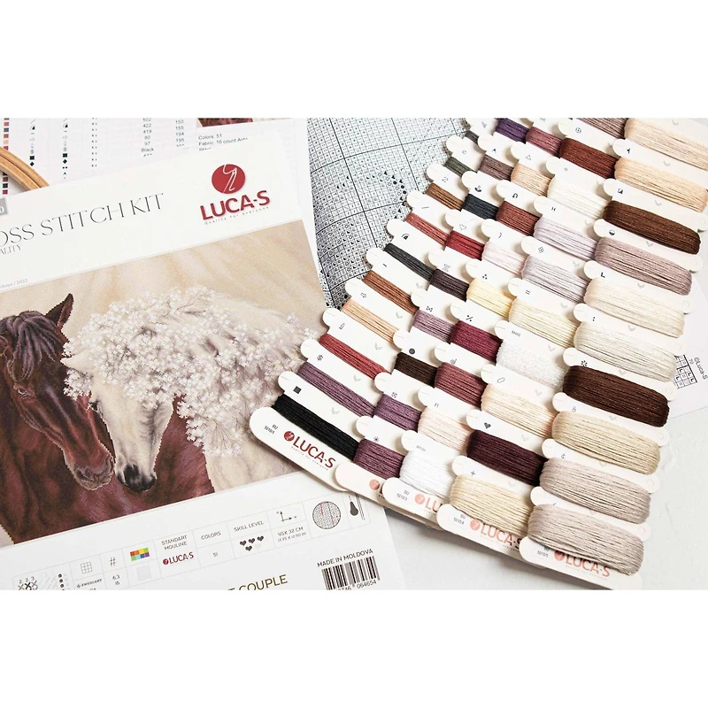 Luca-S The Perfect Couple Counted Cross Stitch Kit