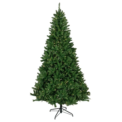 7.5ft. Pre-Lit Manchester Pine Instant Connect Artificial Christmas Tree, Dual LED Lights