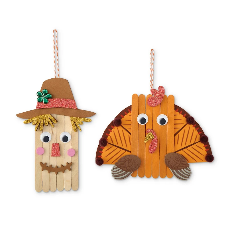 Thanksgiving Character Craft Stick Kit by Creatology™