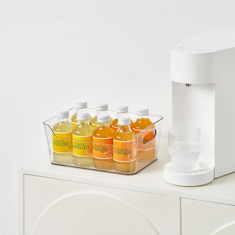 Clear Open Storage Bin by Simply Tidy