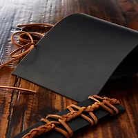 6 Pack: Black Leather Trim Piece by ArtMinds™, 8.5" x 11"
