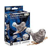3D Crystal Puzzle - Black Bird: 48 Pcs