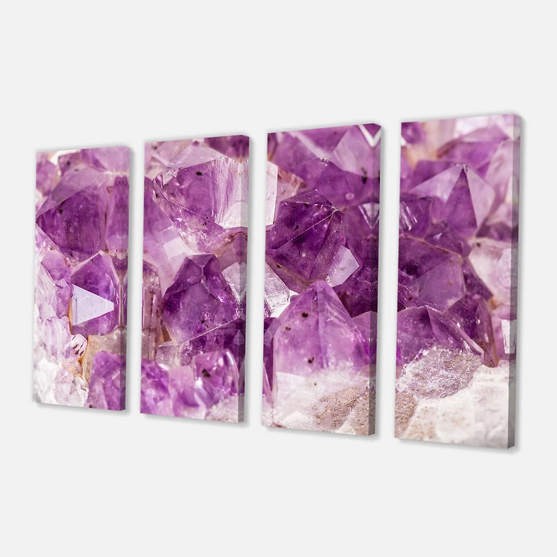 Designart - Purple Amethyst Macro