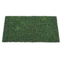 Green Artificial Boxwood Mat