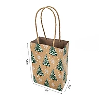 Mini Trees Kraft Gift Bags, 6ct. by Celebrate It™