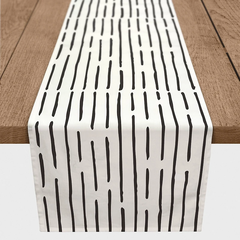 Uneven Lines Indoor/Outdoor Table Runner