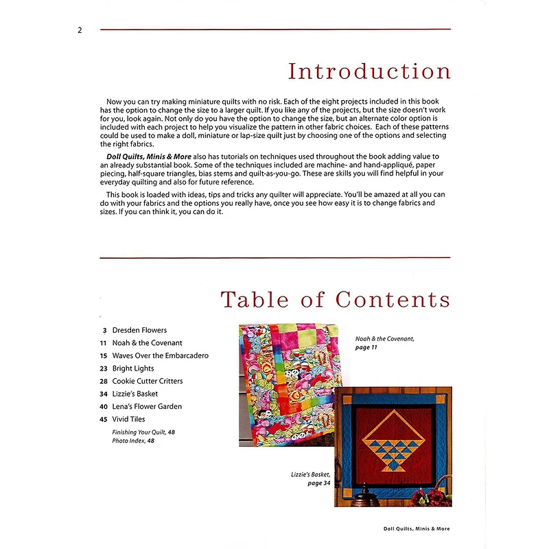 Annie's Doll Quilts Minis & More Book