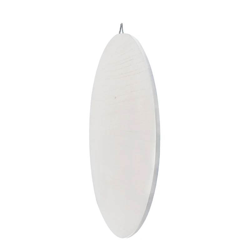 18" Whitewashed Round Plaque by Make Market®
