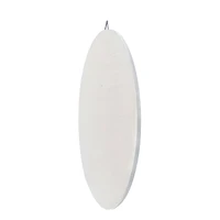 18" Whitewashed Round Plaque by Make Market®