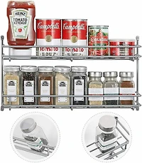 NEX™ 2-Tier Wall-Mounted Seasonings Jar Storage Rack, 2ct.