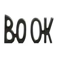 7" Black Book Aluminum Industrial Bookends