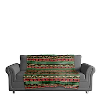 60" Kwanzaa Pattern Coral Fleece Blanket