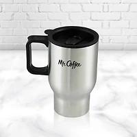 Mr. Coffee Expressway 16oz. Stainless Steel Thermal Travel Mug