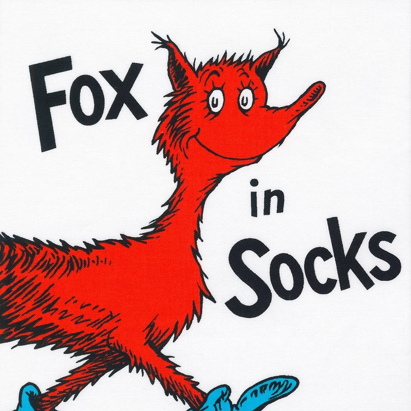 Dr. Seuss™ Book Panels Cotton Fabric