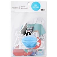 12 Pack: Medical Heroes Die Cut Stickers by Recollections™
