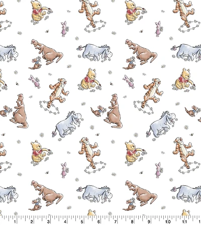 Disney Pooh & Friends Cotton Fabric
