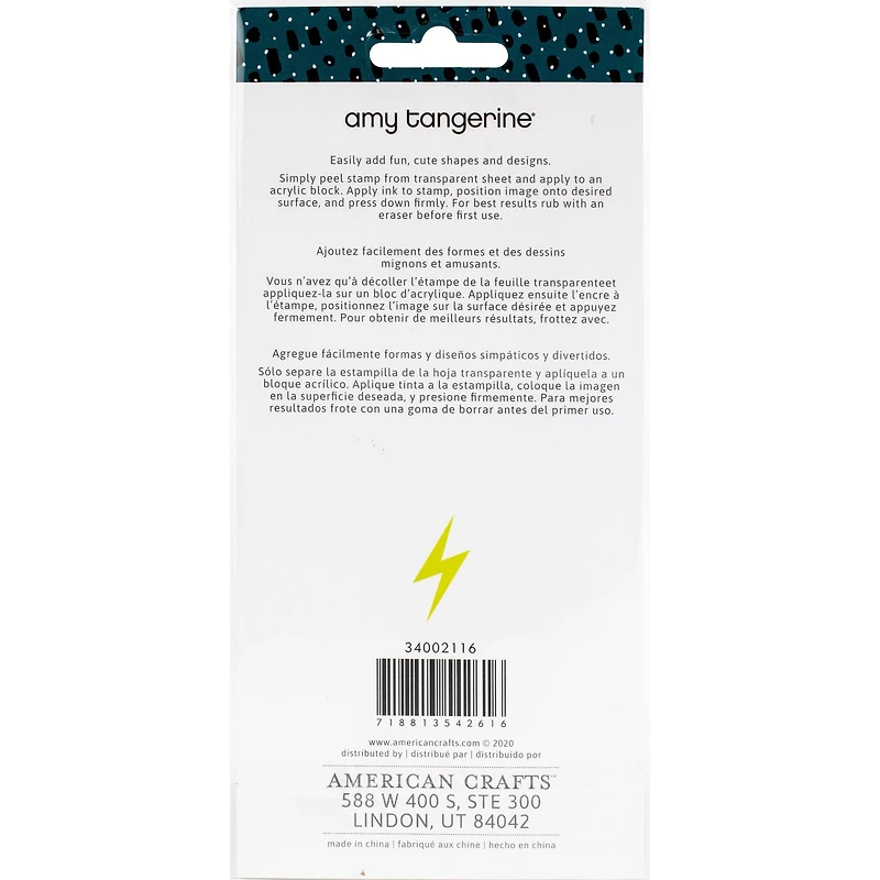 Amy Tangerine® Brave & Bold Acrylic Stamps