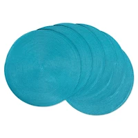 DII® Round Plastic Woven Placemats