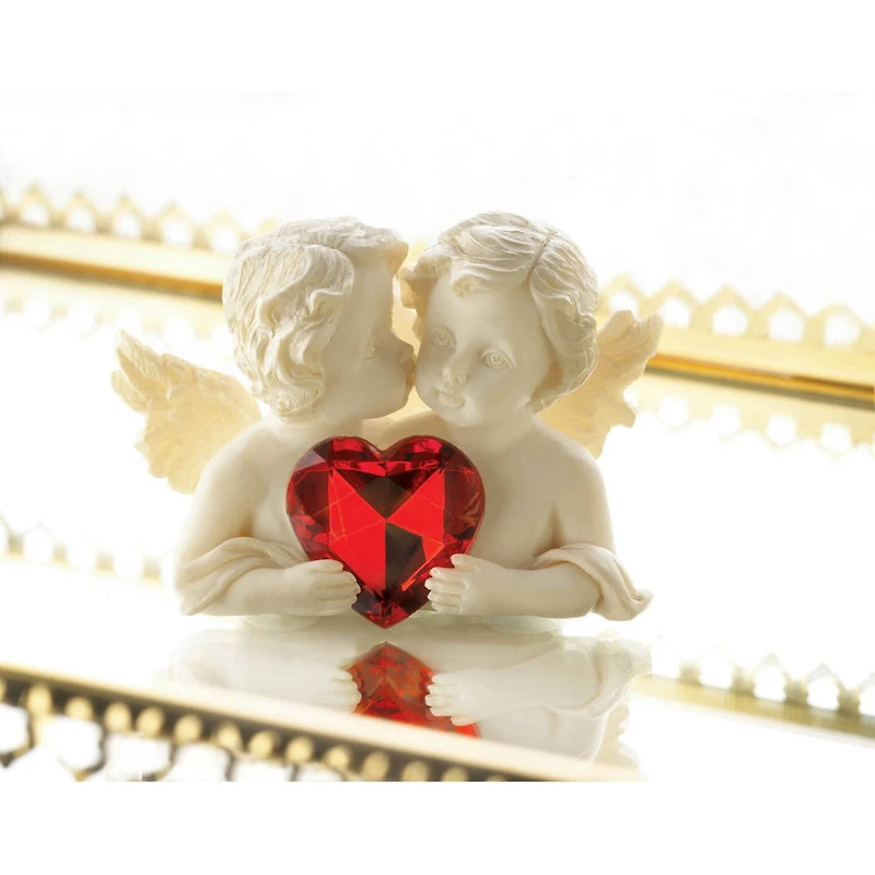 Two in Love Cherub Figurine 2.75" x 1.5" x 2