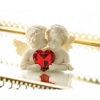 Two in Love Cherub Figurine 2.75" x 1.5" x 2