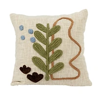Hello Honey® Plant Design Slub Pillow