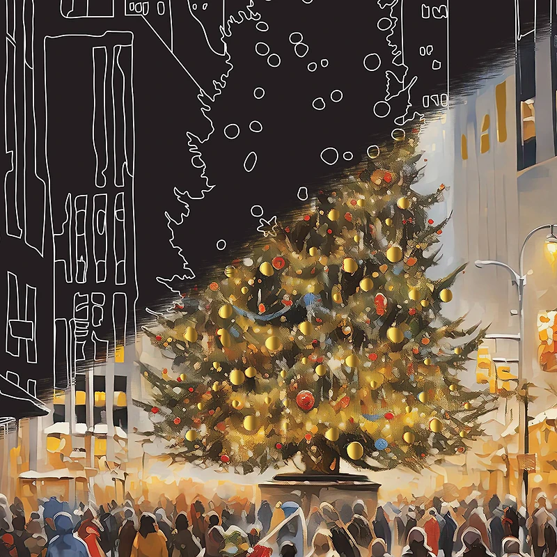 Brea Reese™ 9" x 12" Christmas in the City Scratch Art Paper Pad