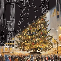 Brea Reese™ 9" x 12" Christmas in the City Scratch Art Paper Pad