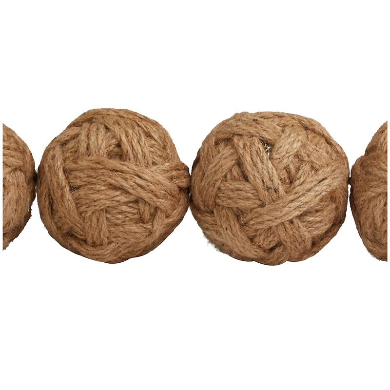 Brown Handmade Jute Orbs & Vase Filler Set