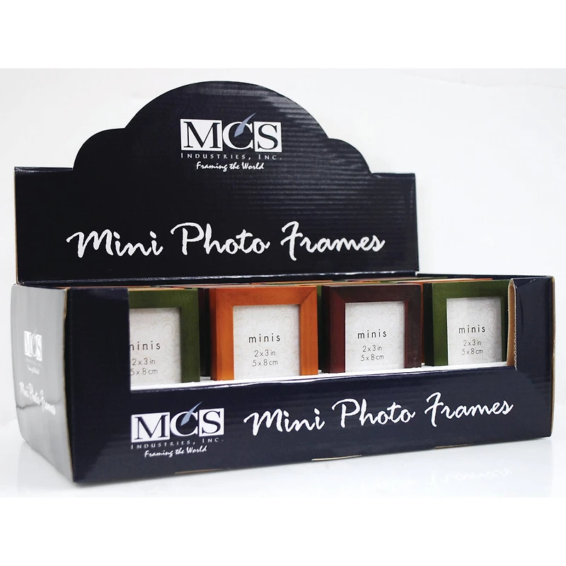 MCS 24 Pack Mini 2" x 3" Photo Frames