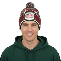 National Lampoon's Christmas Vacation™ Red & Green Pom Pom Beanie