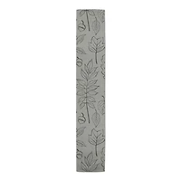 90'' Green Leaf Pattern Cotton Twill Runner