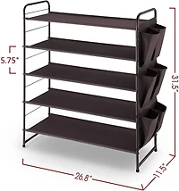 NEX™ Oumilen Bronze -Tier Stackable Shoe Rack