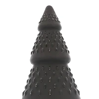 10.75" Black Glass Tree Tabletop Décor by Ashland®