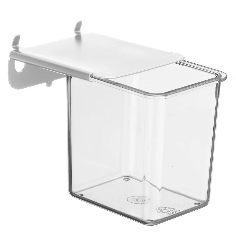 Pegboard Storage Bins with Lids