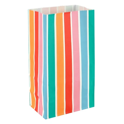 Multicolor Stripes Favor Bags, 12ct. by Celebrate It™