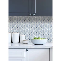 NuWallpaper Blue Manila Peel & Stick Wallpaper