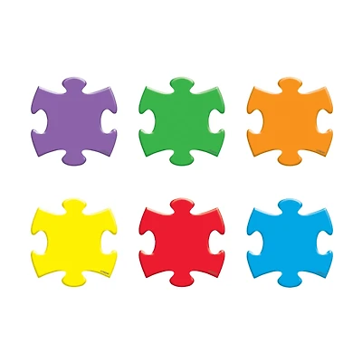 Trend Enterprises® Puzzle Pieces Mini Accents Variety Pack