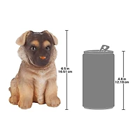 Design Toscano 6.5" German Shepherd Puppy Partner Collectible Dog Statue