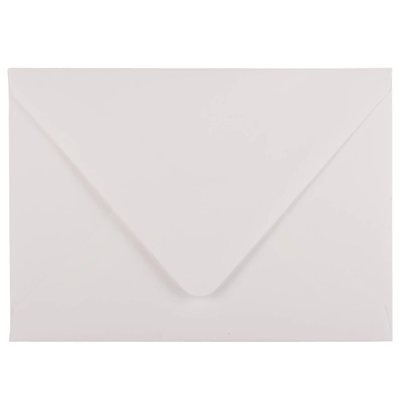 JAM Paper White A7 Invitation Envelopes with Euro Flap, 50ct.