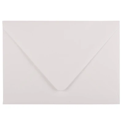 JAM Paper White A7 Invitation Envelopes with Euro Flap, 50ct.