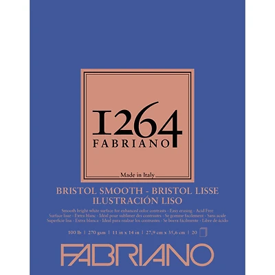 Fabriano® 1264 Smooth Bristol Pad