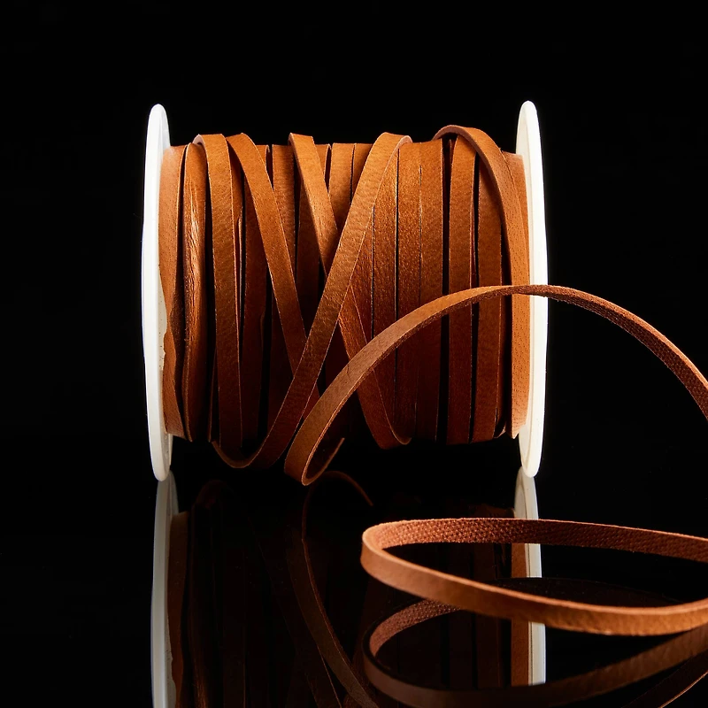 Saddle Tan Deerskin Lace Cord By Bead Landing™