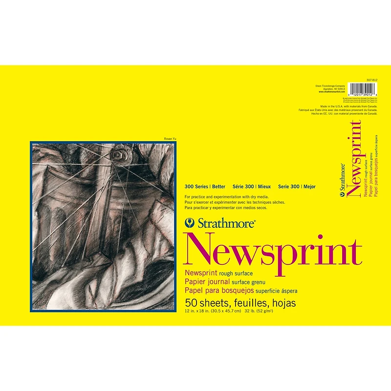 Strathmore® 300 Series Newsprint Paper Pad
