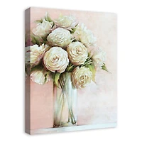 Blush Pink Bouquet 18" x 24" Canvas Wall Art