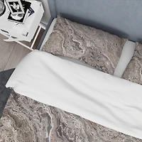 Designart 'Onyx Travertine Tile' Mid-Century Modern Bedding Set