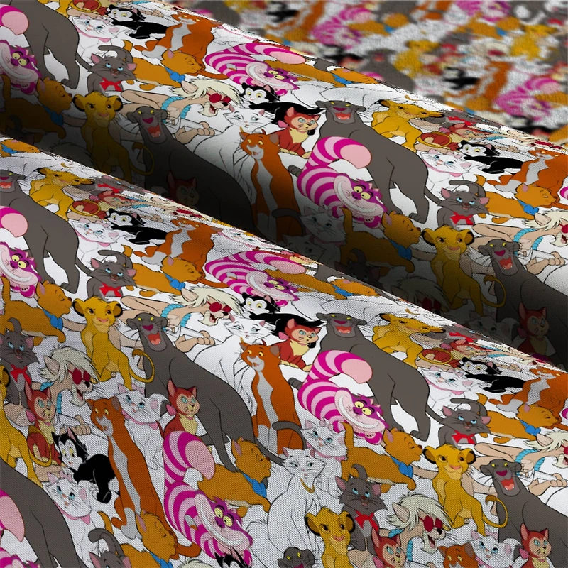 Disney® Cats Packed Cotton Fabric