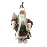 Santa's Workshop 15" Red Woven Claus