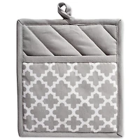 DII® Gray Lattice Oven Mitt & Potholder Set