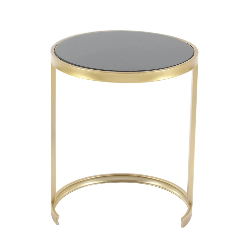Contemporary Metal Accent Table Set